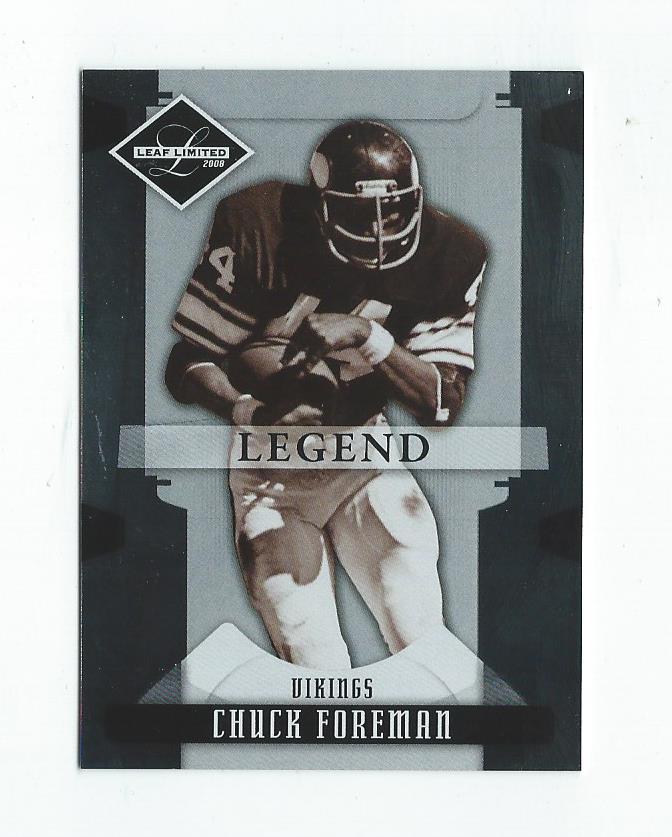 2008 Leaf Limited #117 Chuck Foreman