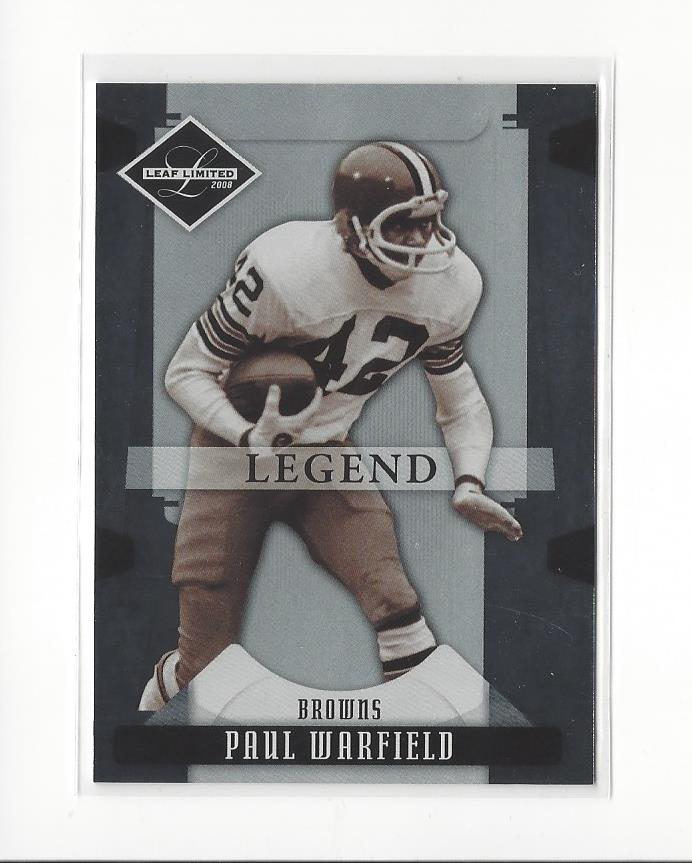 2008 Leaf Limited #170 Paul Warfield