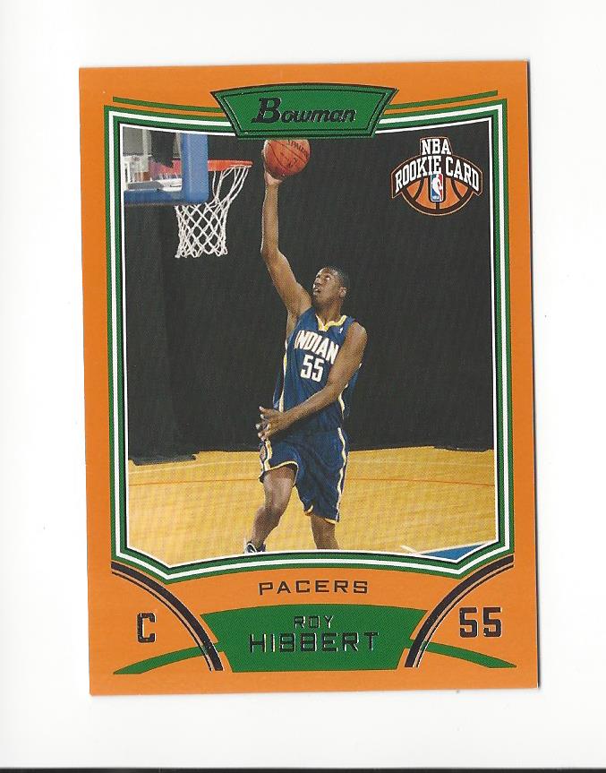 2008-09 Bowman Orange #126 Roy Hibbert