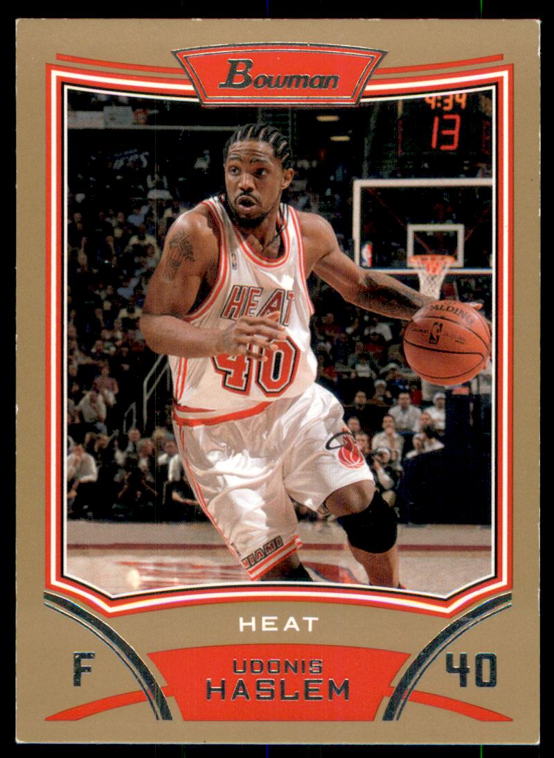 2008-09 Bowman Gold #56 Udonis Haslem
