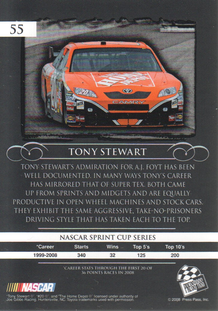 2008 Presseausweis Legenden NASCAR Racing Sammelkarten Bronze: Auswahl aus Liste - Bild 11 von 13
