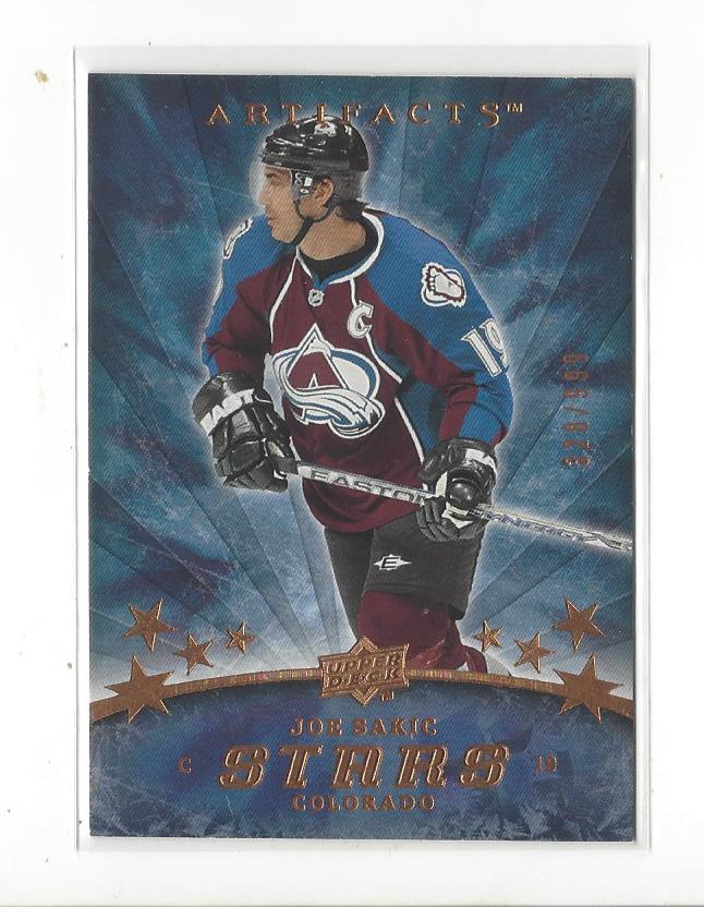 2008-09 Artifacts #185 Joe Sakic S