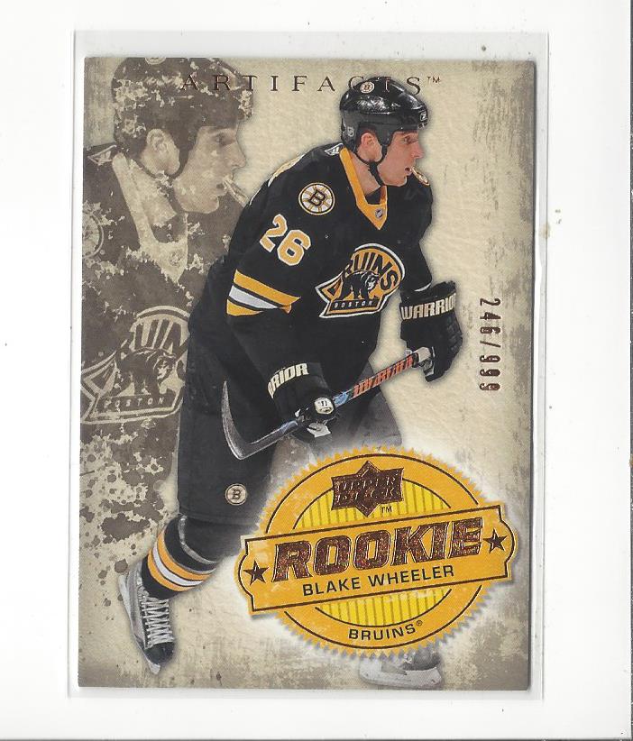 2008-09 Artifacts #298 Blake Wheeler RC