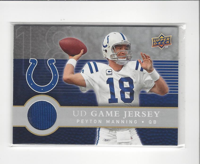 2008 Upper Deck First Edition Jerseys #FGJPM Peyton Manning