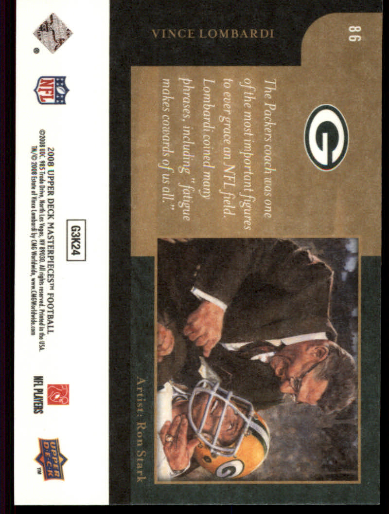 2008 Masterpieces (Upper Deck) Football "Main Set" Cards #1 to #110 - Picture 165 of 185