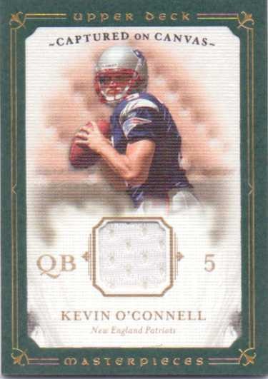 2008 UD Masterpieces Captured on Canvas Jerseys #CC20 Kevin O'Connell