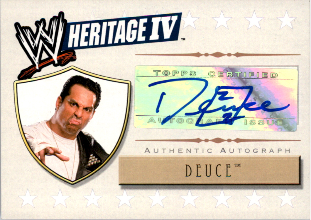2008 Topps Heritage IV WWE Autographs #NNO Deuce