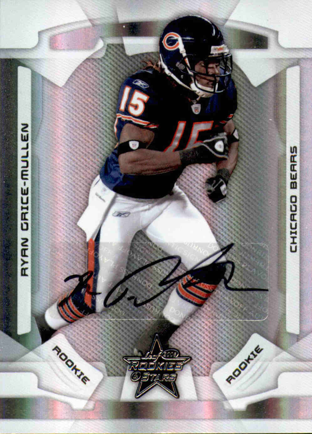 2008 Leaf Rookies and Stars Rookie Autographs Holofoil #173 Ryan Grice-Mullen/250