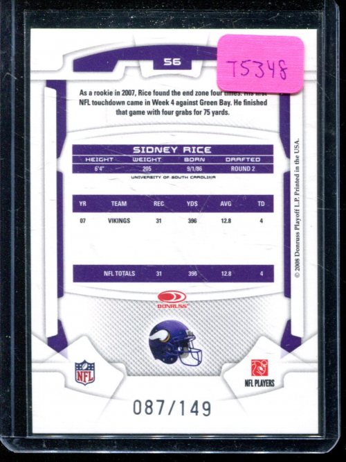 B2874- 2008 Leaf Rookies and Stars Longevity FB -You Pick- 15+ FREE US SHIP - Picture 274 of 281