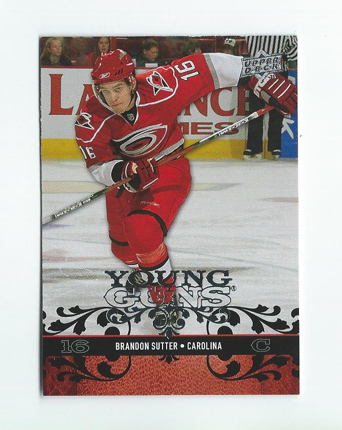 2008-09 Upper Deck #204 Brandon Sutter YG RC