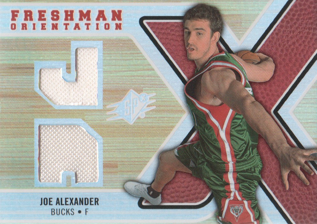 2008-09 SPx Freshman Orientation #FOJA Joe Alexander