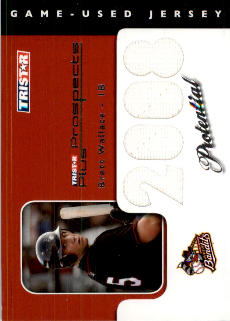 2008 TRISTAR Prospects Plus PROtential Game Used #PBW Brett Wallace