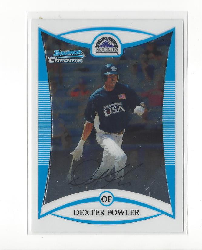 2008 Bowman Chrome Draft Prospects #BDPP75 Dexter Fowler FG