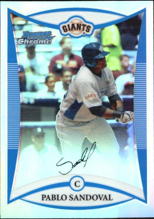 2008 Bowman Chrome Draft Prospects Refractors #BDPP84 Pablo Sandoval FG