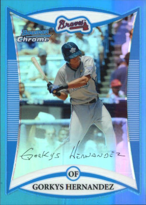 2008 Bowman Chrome Draft Prospects Blue Refractors #BDPP99 Gorkys Hernandez FG