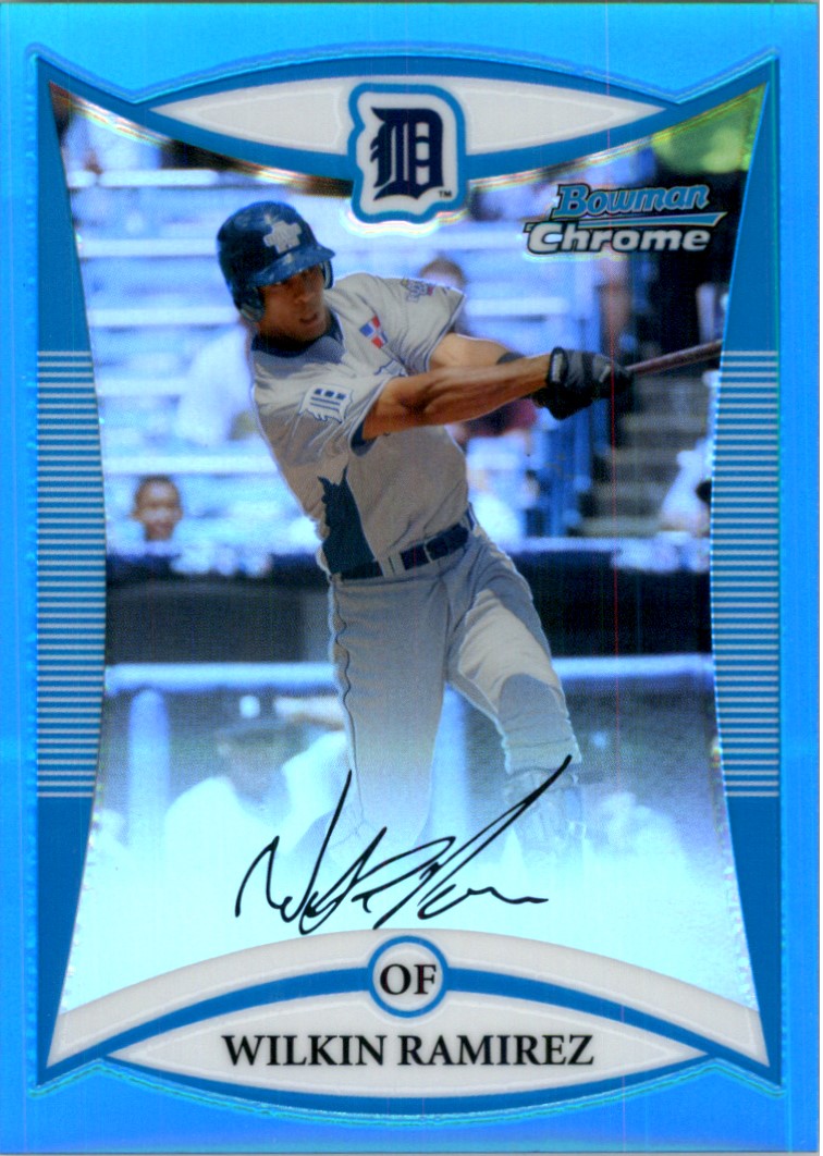 2008 Bowman Chrome Draft Prospects Blue Refractors #BDPP105 Wilkin Ramirez FG