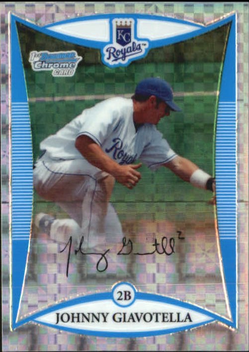 2008 Bowman Chrome Draft Prospects X-Fractors #BDPP47 Johnny Giavotella DP