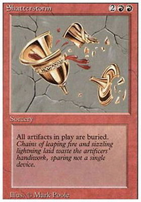 1994 Magic The Gathering Revised Edition #176 Shatterstorm U