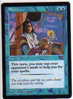 1998 Magic The Gathering Portal Second Age #42 Piracy R