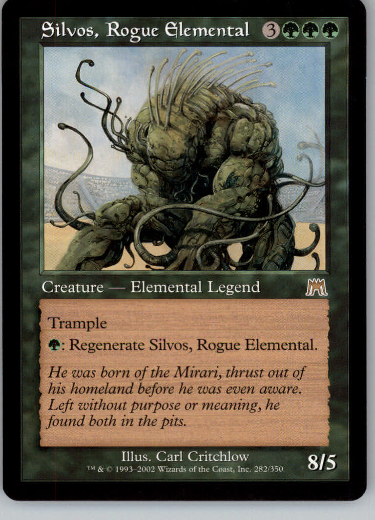 NM Commander ROGUE ELEMENTAL Rare MTG 2x SILVOS Magic the Gathering 