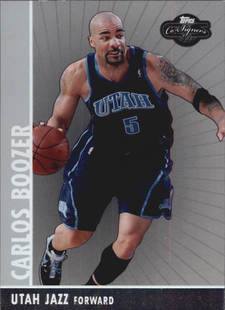 2008-09 Topps Co-Signers Silver #82 Carlos Boozer