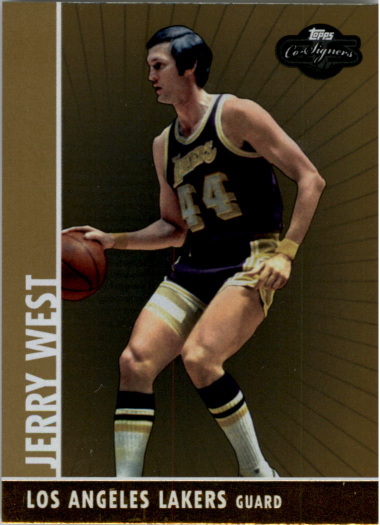 2008-09 Topps Co-Signers Gold #97 Jerry West