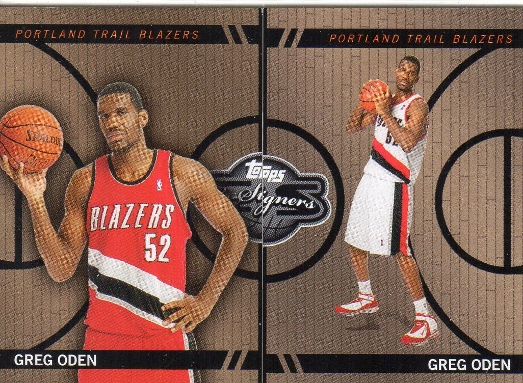 2008-09 Topps Co-Signers Changing Faces Bronze #CF12 Greg Oden
