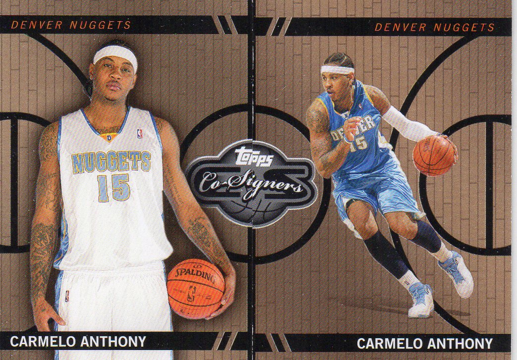 2008-09 Topps Co-Signers Changing Faces Bronze #CF20 Carmelo Anthony