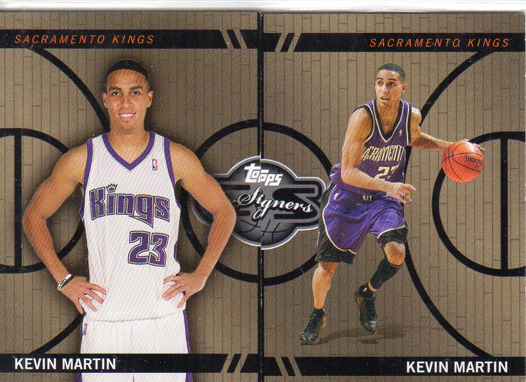 2008-09 Topps Co-Signers Changing Faces Gold #CF33 Kevin Martin