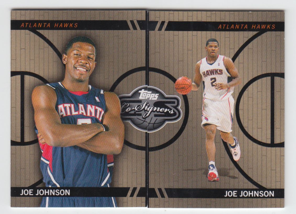 2008-09 Topps Co-Signers Changing Faces Gold #CF34 Joe Johnson