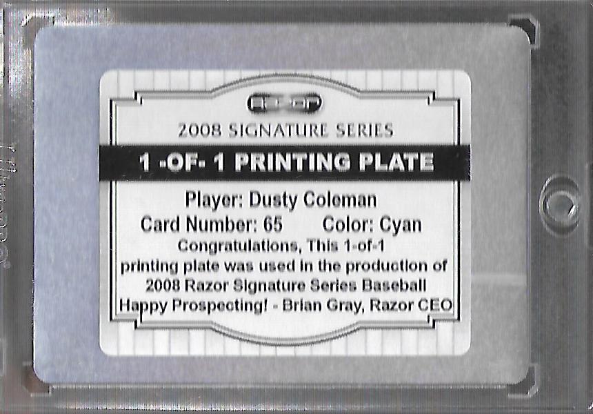 2008 Razor Baseball Card Pick (Inserts) - Picture 7 of 10