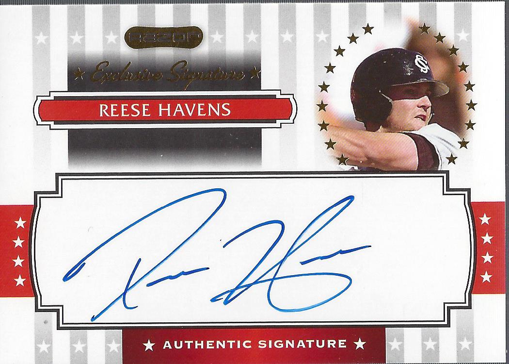 2008 Razor Signature Series Exclusives Autographs #ES16 Reese Havens