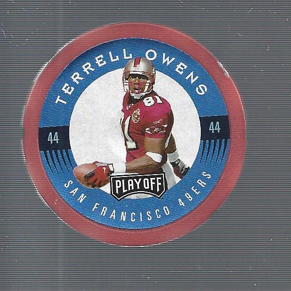 1997 Absolute Chip Shots Red #44 Terrell Owens