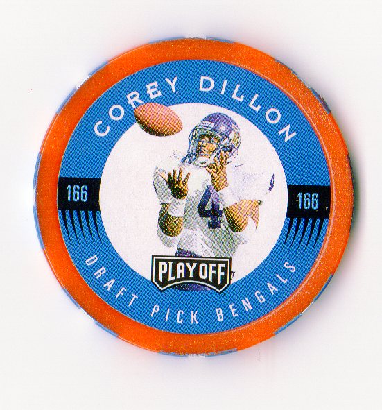 1997 Playoff First and Ten Chip Shots Red #166 Corey Dillon