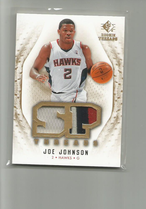 2008-09 SP Rookie Threads SP Threads Patch #TJJ Joe Johnson