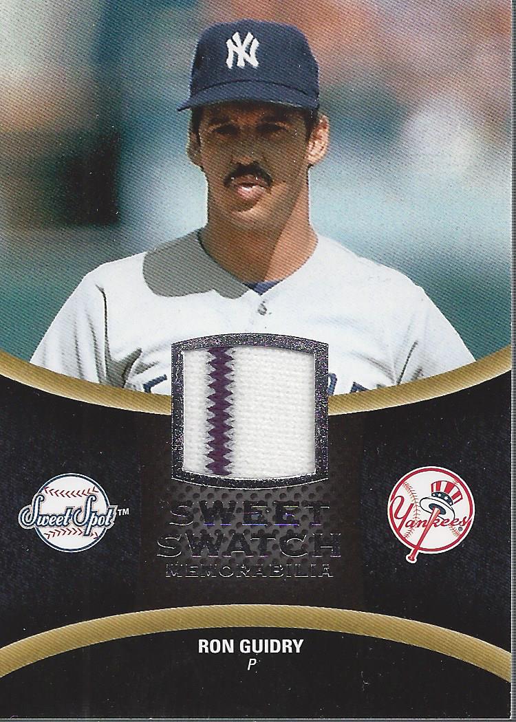 2008 Sweet Spot Swatches #SSRG Ron Guidry