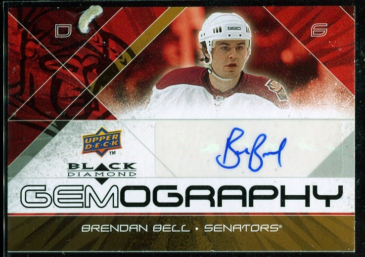 2008-09 Black Diamond Gemography #GBB Brendan Bell