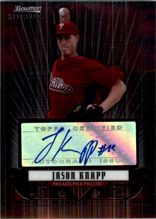 2008 Bowman Sterling Prospects Refractors #JK Jason Knapp AU