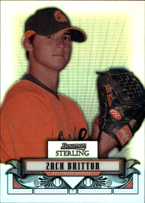 2008 Bowman Sterling Prospects Refractors #ZB Zach Britton