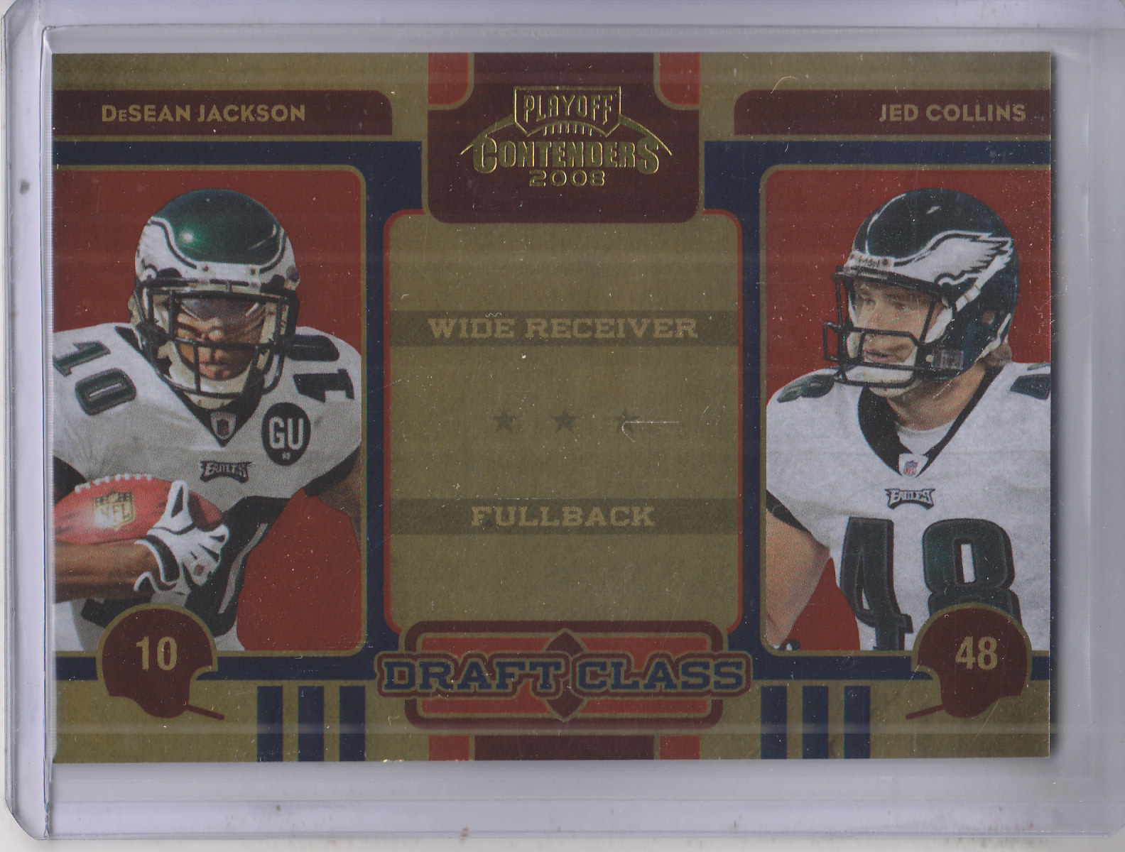 2008 Playoff Contenders Draft Class #26 DeSean Jackson/Jed Collins