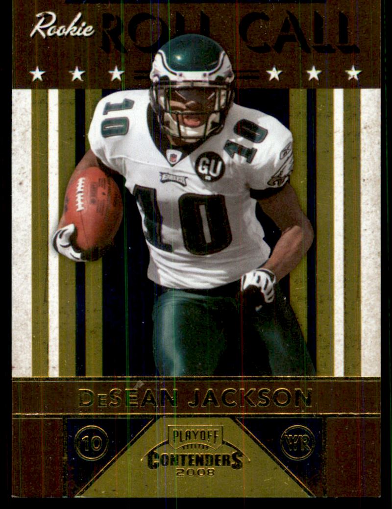 2008 Playoff Contenders Rookie Roll Call Gold #17 DeSean Jackson