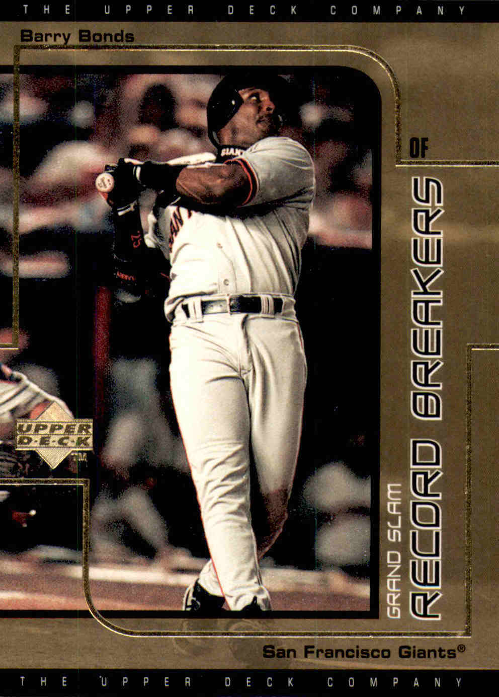 1999 UD Choice Record Breakers #G7 Barry Bonds