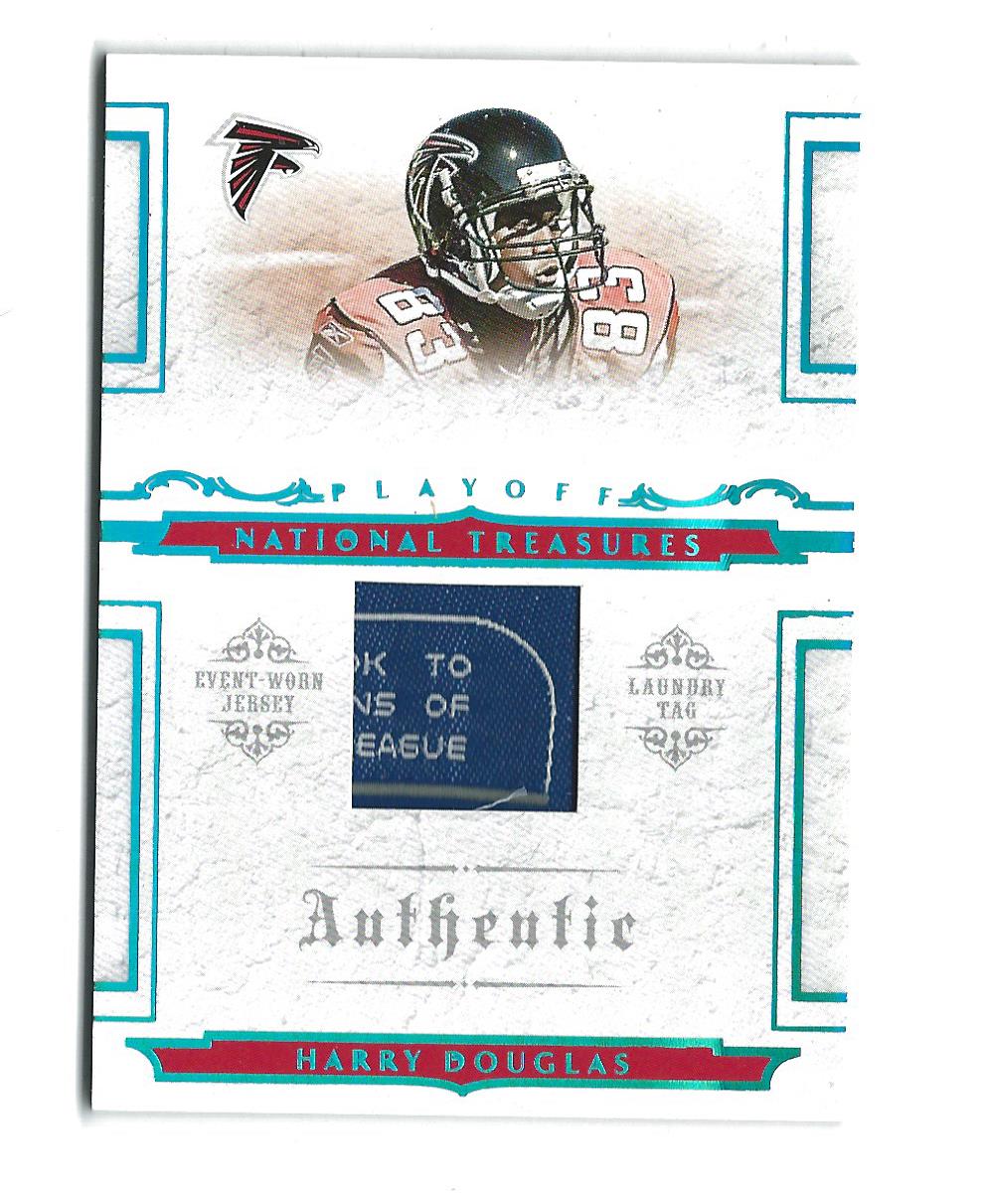 2008 Playoff National Treasures Rookie Laundry Tags #130 Harry Douglas
