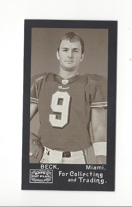 2008 Topps Mayo Mini Black Backs #85 John Beck