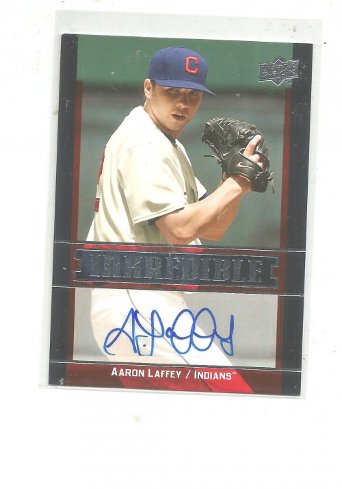 2009 Upper Deck Inkredible #AL Aaron Laffey