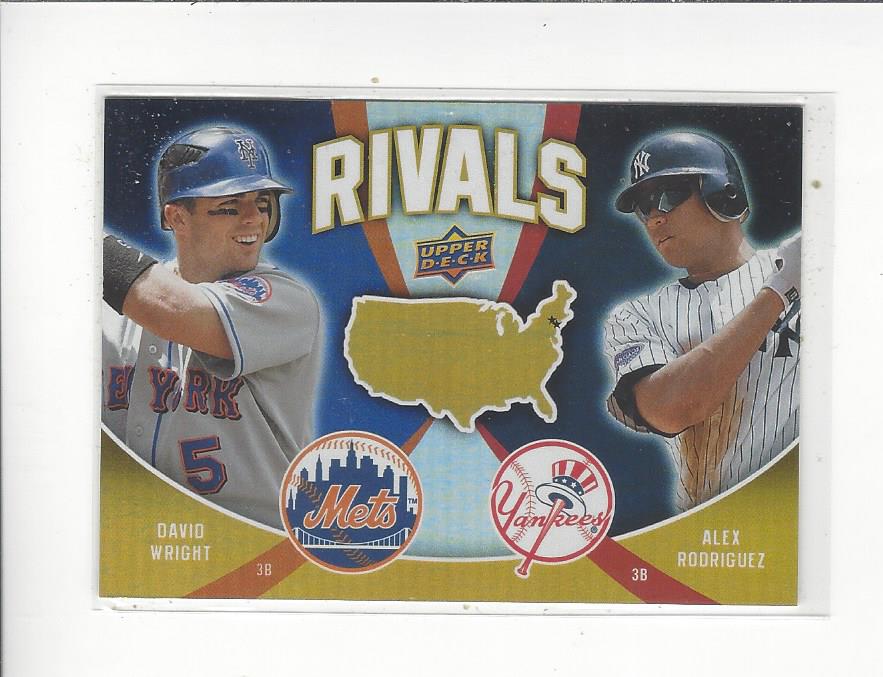2009 Upper Deck Rivals #R7 David Wright/Alex Rodriguez