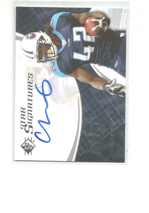 2008 SP Authentic SP Star Signatures #SPSS5 Chris Henry RB