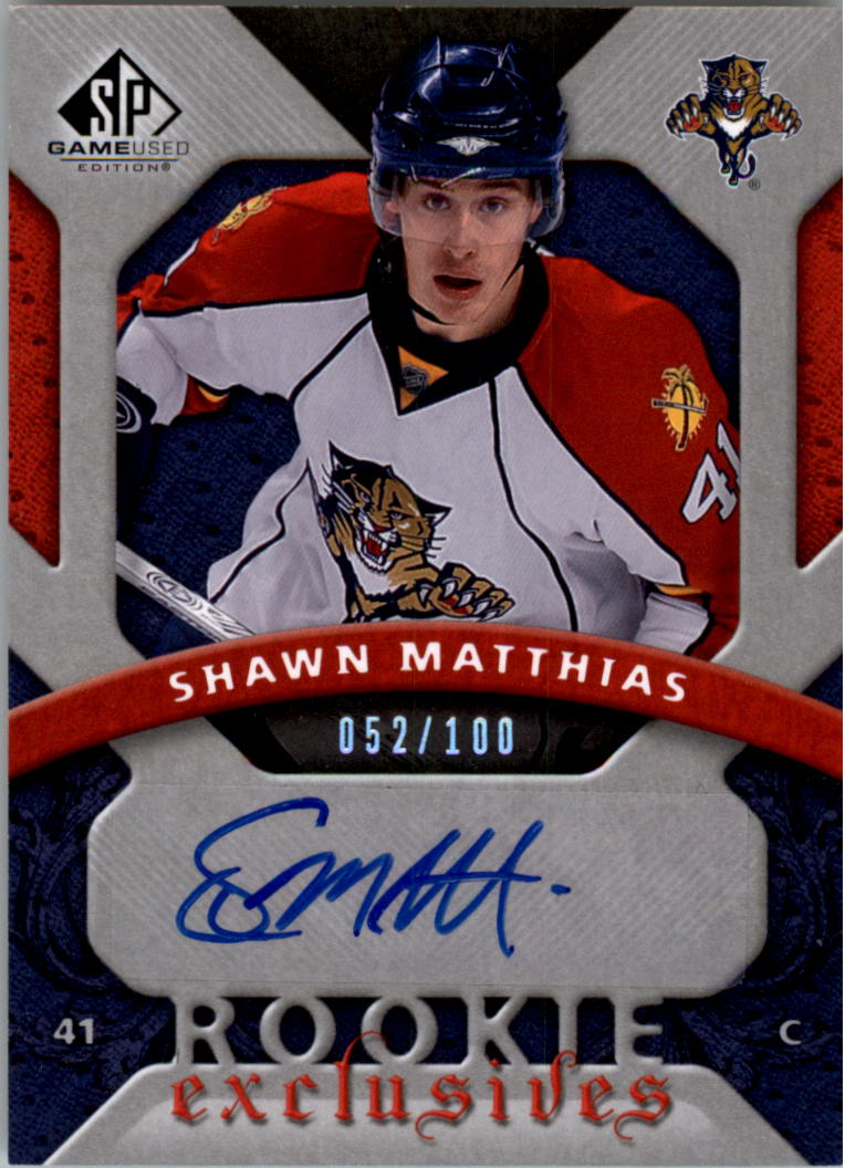 2008-09 SP Game Used Rookie Exclusive Autographs #RESM Shawn Matthias
