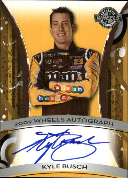 2009 Wheels Autographs #9 Kyle Busch blue