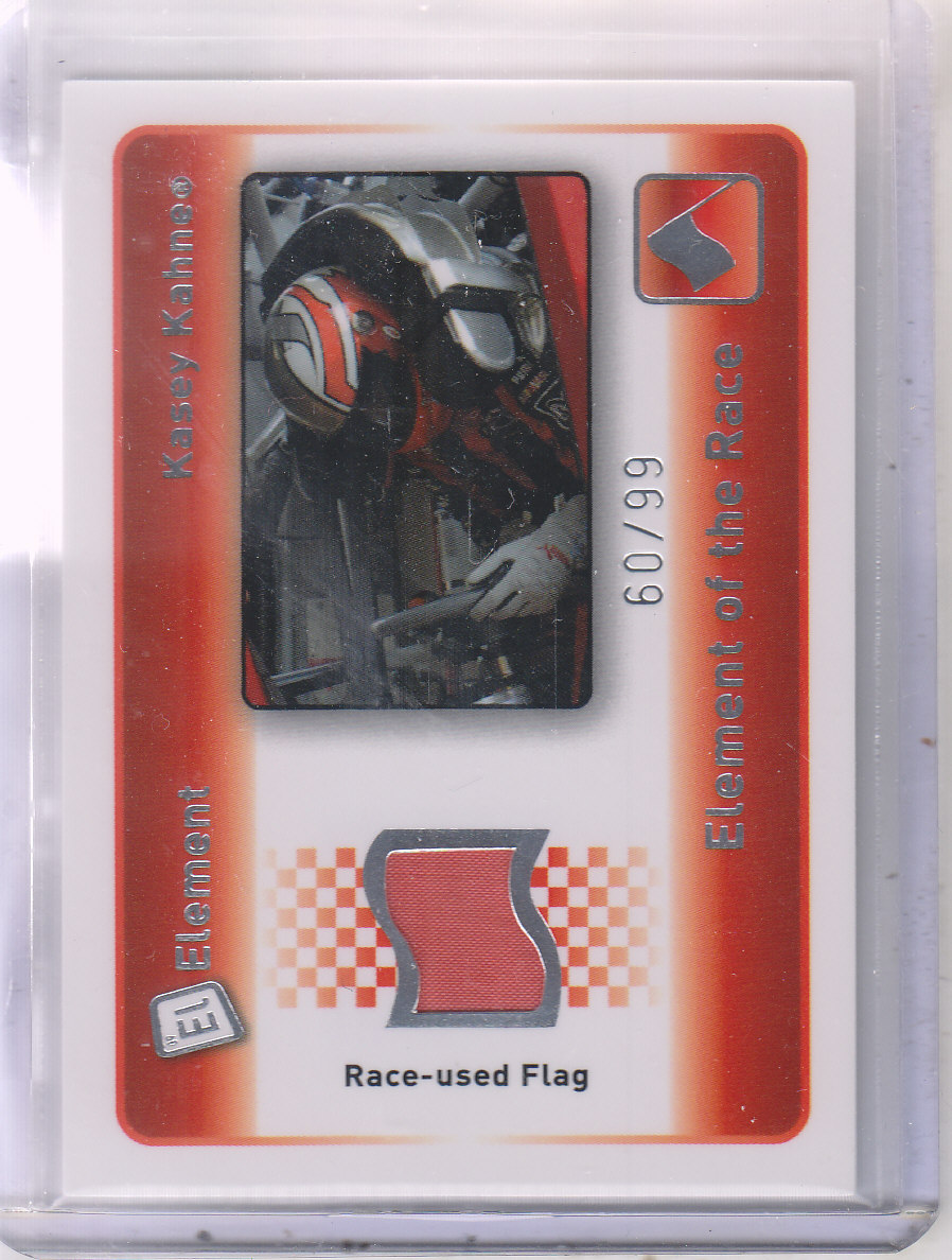 2009 Element Elements of the Race Red Flag #ERRKK Kasey Kahne
